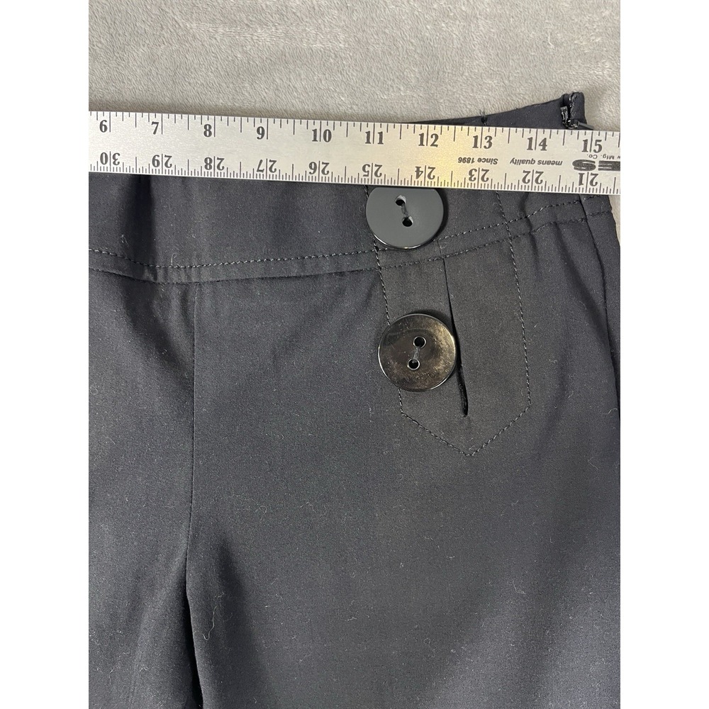 Sailor Pants SHARAGANO Womens Size 4 Black Wide Leg Career Dressy/Casual - Picture 5 of 12